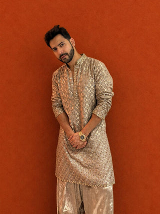 Kurta Set Indian Wedding - Gold reyaan by Itrh