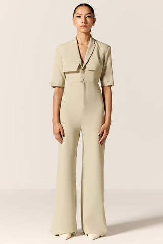 Green aurora eminence jacket jumpsuit