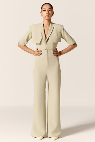 Green aurora eminence jacket jumpsuit