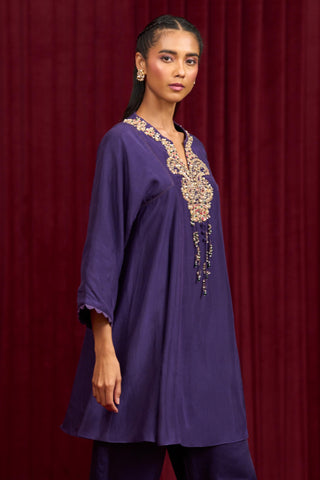 Purple prelude jazz-e-jashn kurta set