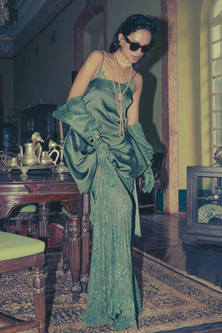 Cocktail Dress for Contemporary Wear - Green Grace and Other Accidents by The Little Black Bow