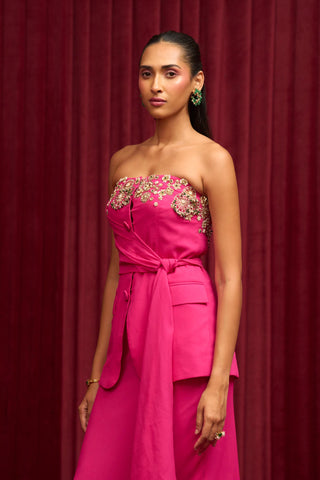 Pink reprise jazz-e-jashn co-ord set