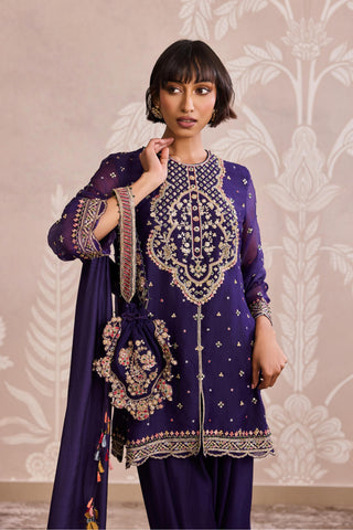 Purple nooreh ever after kurta set