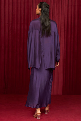 Purple symphony jazz-e-jashn co-ord set