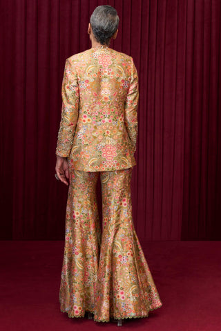 Green pulse jazz-e-jashn jacket set