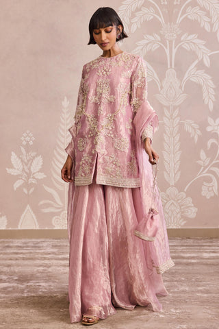 Gold nooreh ever after sharara set