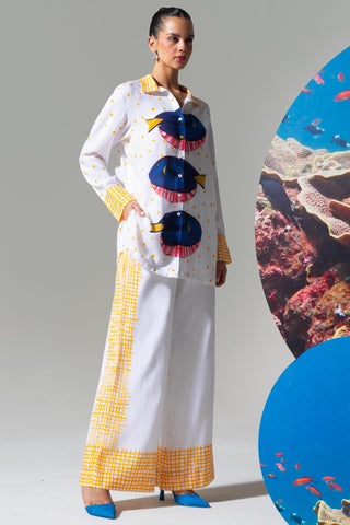 White baited breath wow co-ord set