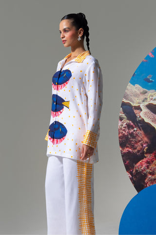 White baited breath wow co-ord set