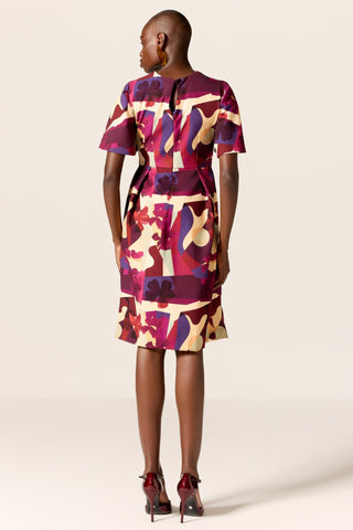 Multicolor vela eminence dress