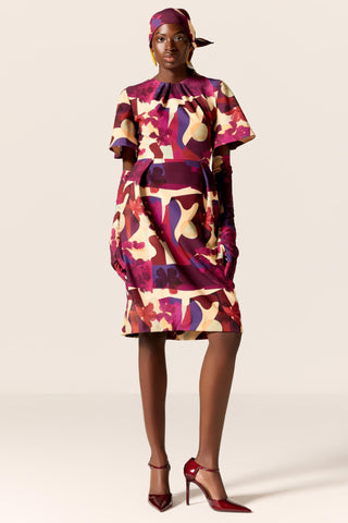 Multicolor vela eminence dress