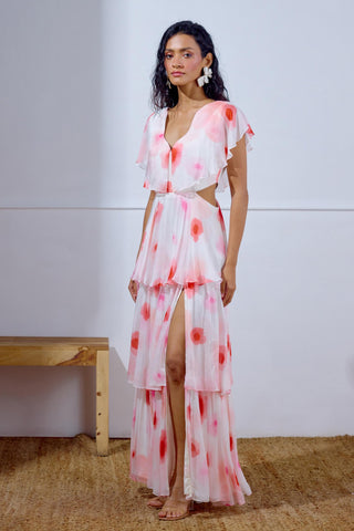 Dress – Multicolor Resort-Day Tiered – Lavanya Ahuja