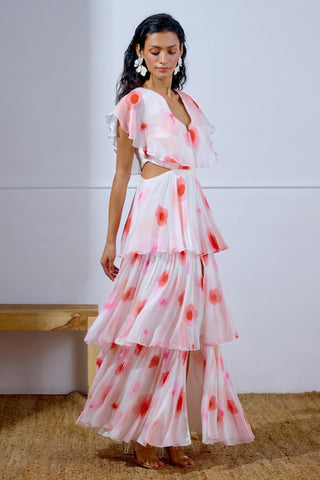 Dress – Multicolor Resort-Day Tiered – Lavanya Ahuja