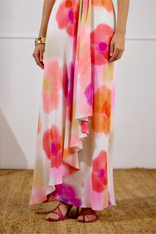 Dress – Multicolor Resort-Day Draped Wrap – Lavanya Ahuja