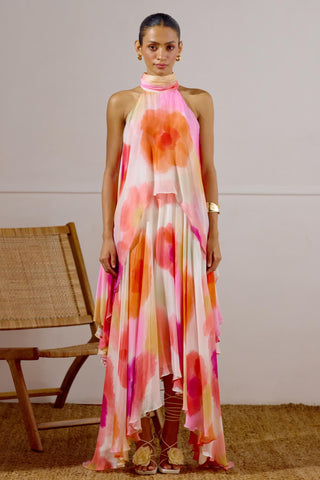 Layered Dress – Multicolor Resort-Day Asymmetrical – Lavanya Ahuja