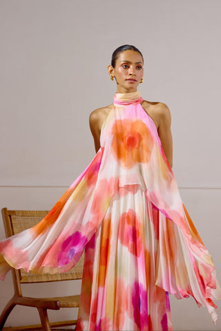 Layered Dress – Multicolor Resort-Day Asymmetrical – Lavanya Ahuja