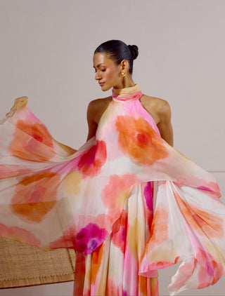 Layered Dress – Multicolor Resort-Day Asymmetrical – Lavanya Ahuja