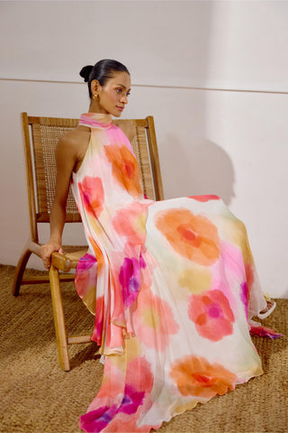 Layered Dress – Multicolor Resort-Day Asymmetrical – Lavanya Ahuja