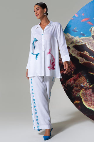 White lagoon lover wow co-ord set