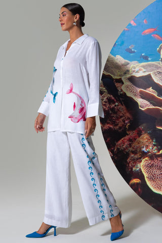 White lagoon lover wow co-ord set