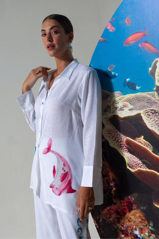 White lagoon lover wow co-ord set