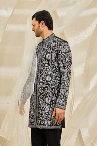 Kurta Set for Indian Wedding - Shadowline Kurta by Sarab Khanijou