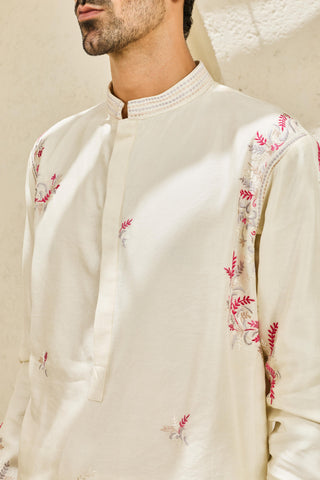 Pink rangrez gulabi bagh waistcoat set