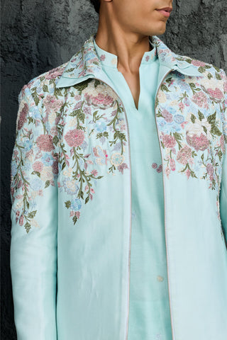 Jacket Set for Contemporary Wear - Sky Serenade by Sarab Khanijou