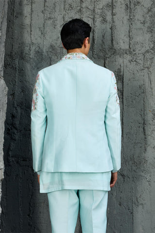 Jacket Set for Contemporary Wear - Sky Serenade by Sarab Khanijou
