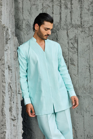 Jacket Set for Contemporary Wear - Blue Horizon Jacket by Sarab Khanijou