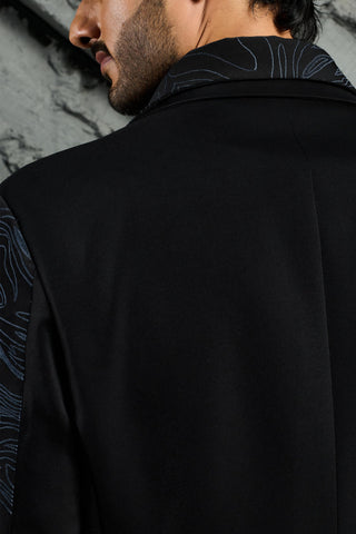 Shacket Set for Contemporary Wear - Abstract Wave by Sarab Khanijou