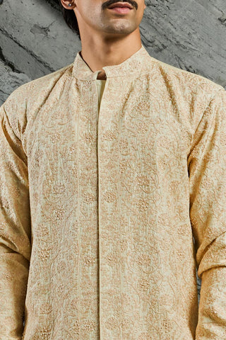 Ivory rangrez muse kurta set