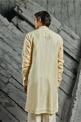 Kurta Set for Indian Wedding - Ivory Muse Kurta by Sarab Khanijou