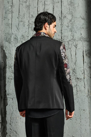 Jacket Set for Contemporary Wear - Night Bloom Jacket by Sarab Khanijou