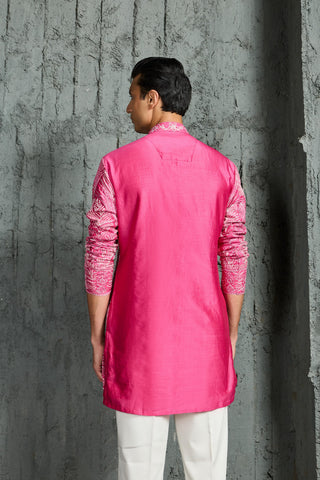 Kurta Set for Indian Wedding - Peony Glow Kurta by Sarab Khanijou