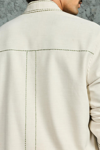 Shacket Set for Contemporary Wear - Abstract Spiral by Sarab Khanijou