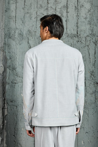 Blue rangrez powder mount-ridge shacket set