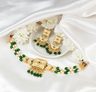 Choker Set Minimalist Wear - Gold Keira Choker by Putstyle