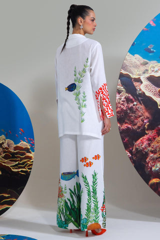 White too deep to care wow co-ord set