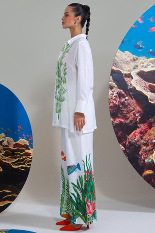 White too deep to care wow co-ord set