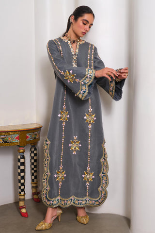 Kaftan Dress - Indian Wedding - Evergreen Regalia by Papa Don't Preach
