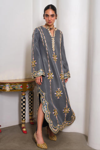 Kaftan Dress - Indian Wedding - Evergreen Regalia by Papa Don't Preach