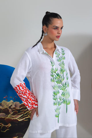 White too deep to care wow co-ord set