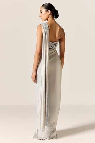 Blue asahi eminence saree