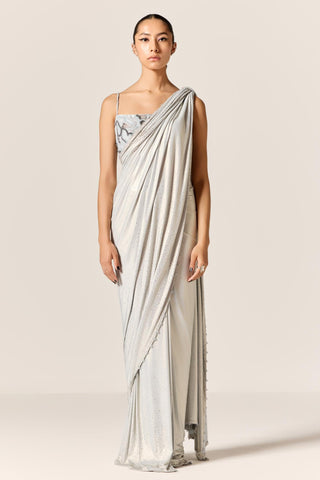 Blue asahi eminence saree