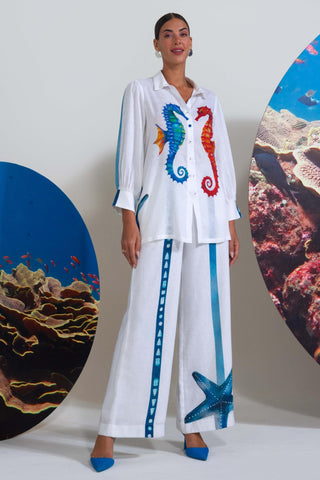 White current crush wow co-ord set