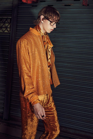Bomber Set for Contemporary Wear – Mustard Cairo by Itrh