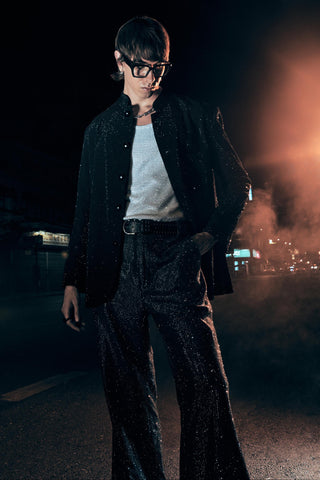 Bandhgala Set for Contemporary Wear – Black Lucien by Itrh