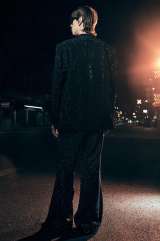 Bandhgala Set for Contemporary Wear – Black Lucien by Itrh
