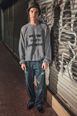 Sweatshirt Set for Contemporary Wear – Dark Gray Noir by Itrh