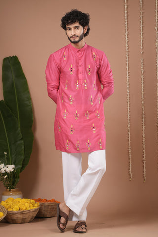 Kurta pant set for Indian Wedding – Rani by AHI Clothing